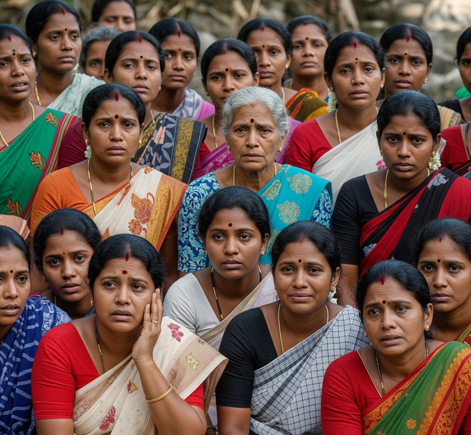 Malayali women in despair 